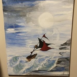 🇨🇦Scarlet Shipwreck Artwork